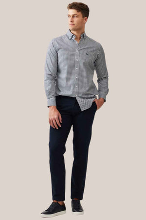 Rodd & Gunn Mens Gunn Check Oxford Sports Fit Shirt