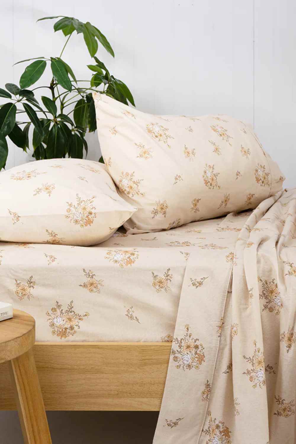 Bambury Ellen Flannelette Sheet - King