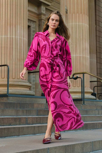 Willow Swirl Maxi Dress