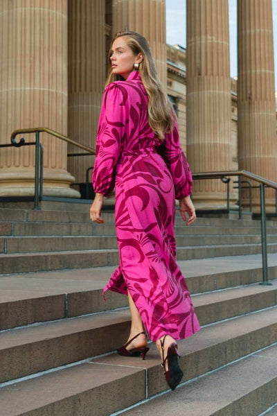Willow Swirl Maxi Dress