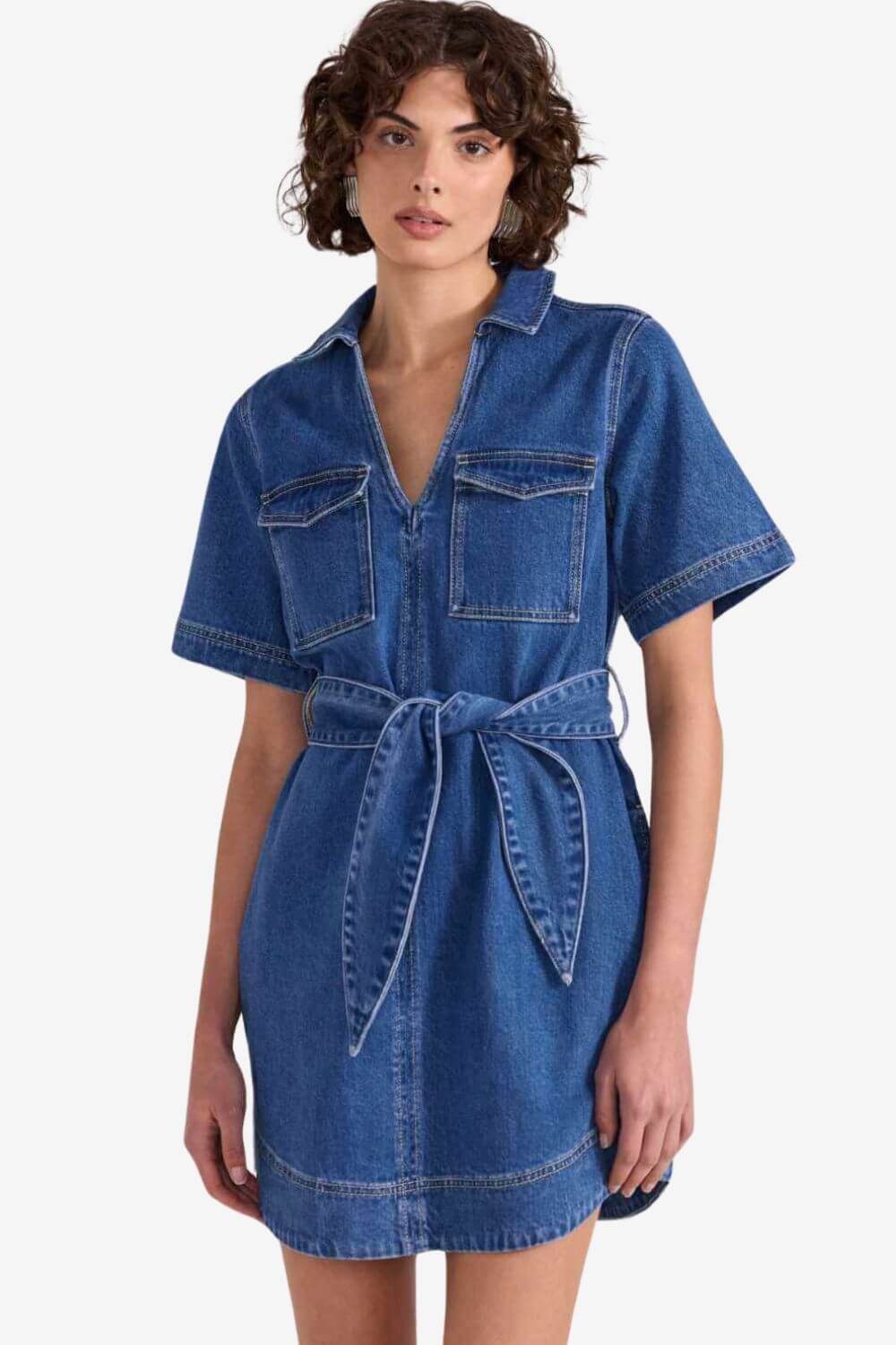 Staple the Label Brooks Denim Mini Dress
