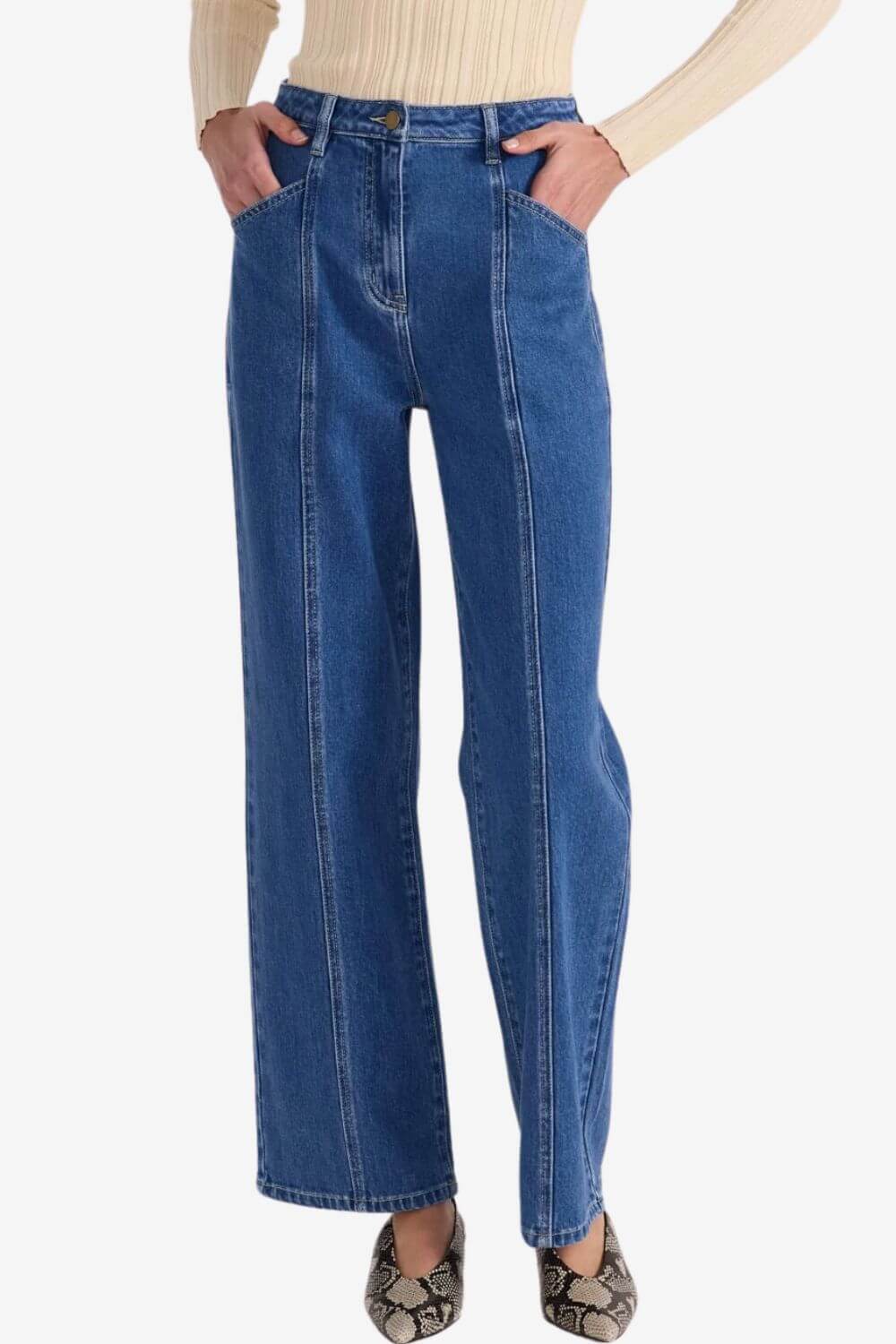 Staple The Label Brooks High Waisted Jeans