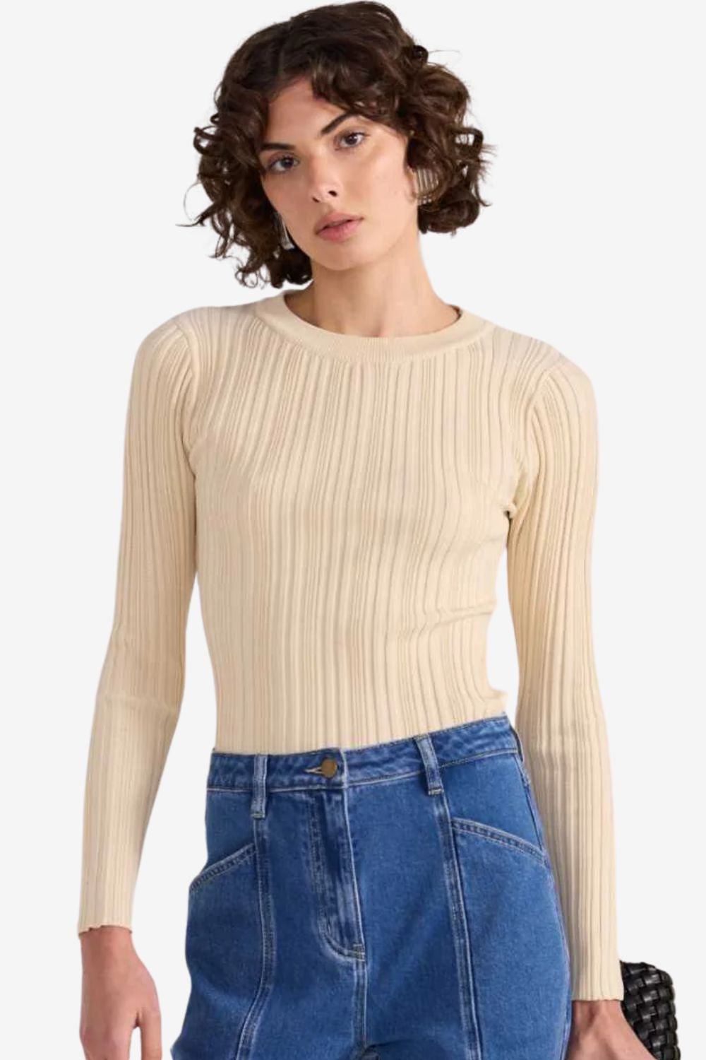 Staple The Label Kyra Rib Knit Top