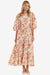 Amelius Florine Boat Neck Midi Dress