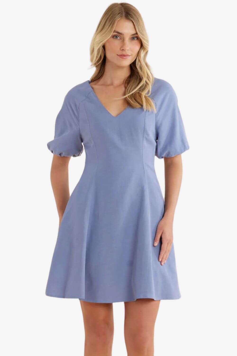Amelius Auguste Puff Sleeve Mini Dress