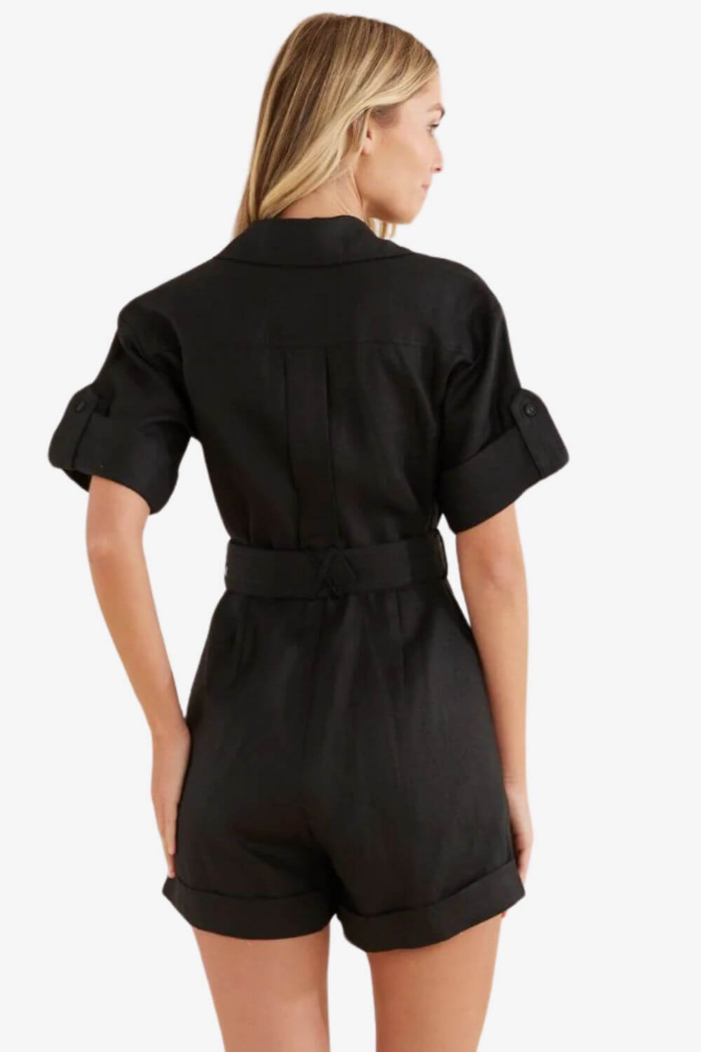 Amelius Surreal Linen Playsuit