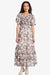 Vacancy Puff Sleeve Shirred Maxi Dress