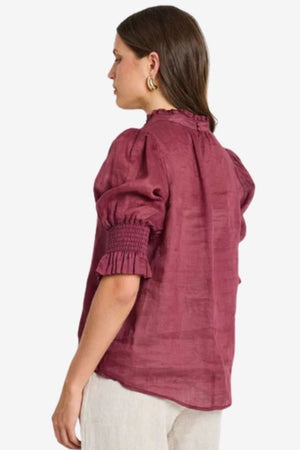 Verse High Neck Short Sleeve Top