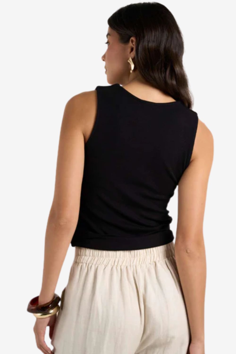 Positive Rib Square Neck Tank