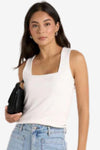 Positive Rib Square Neck Tank