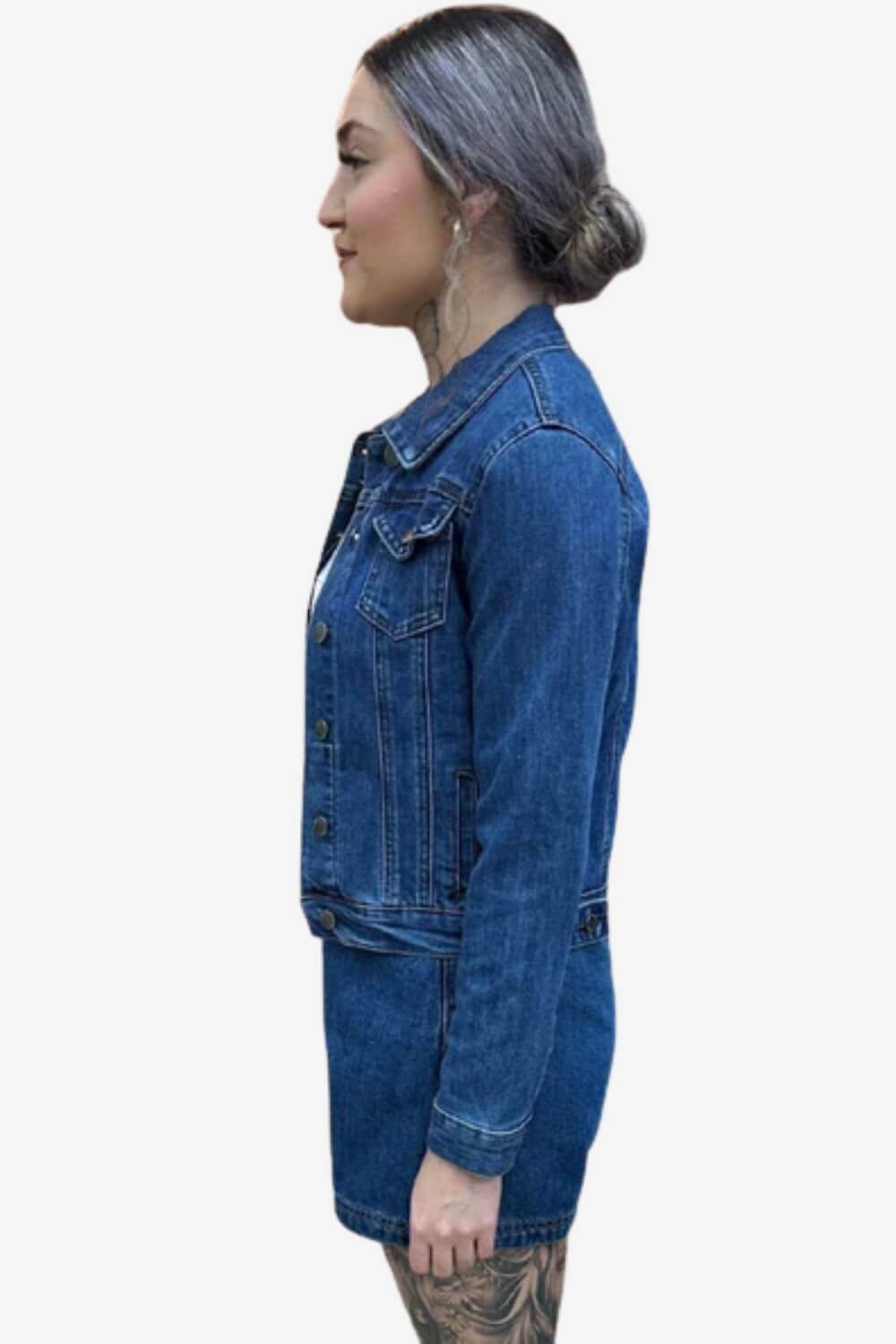 Country Denim Crop Jacket