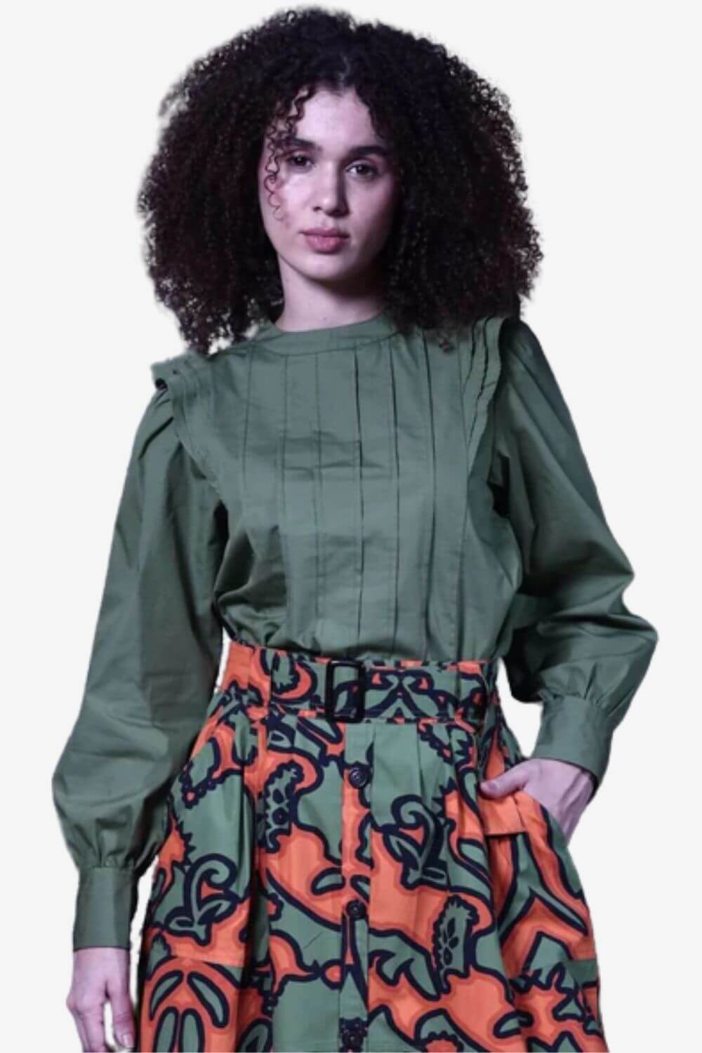 Maude Vivante Shyla Long Sleeve Blouse