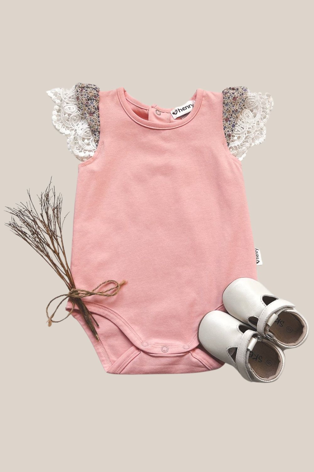 Love Henry Baby Girls Knit Romper