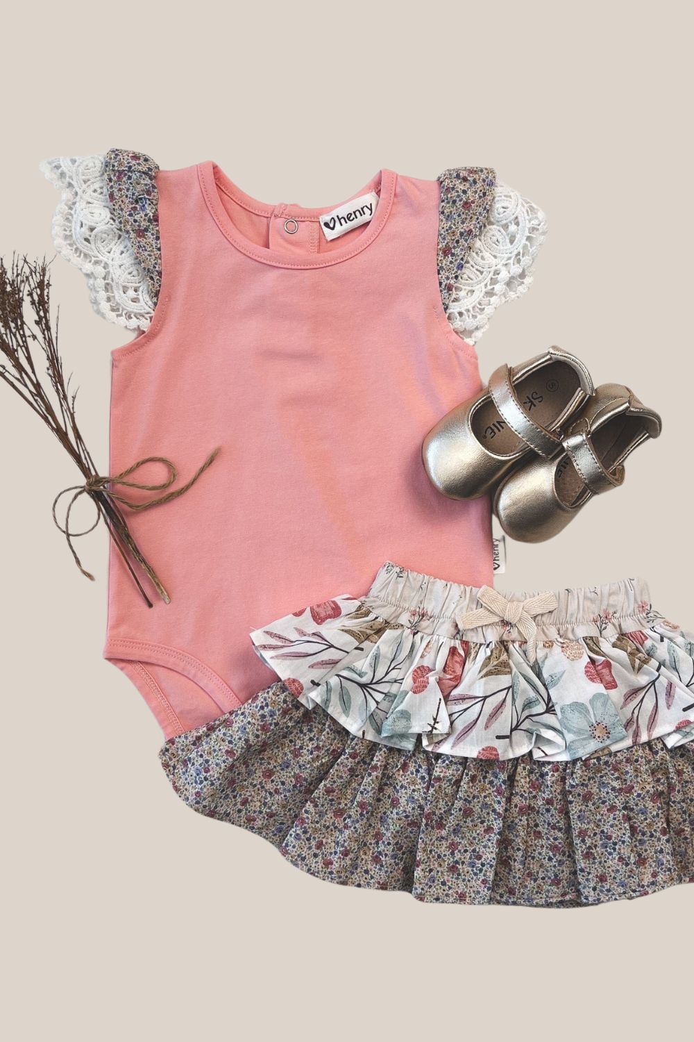 Love Henry Baby Girls Knit Romper