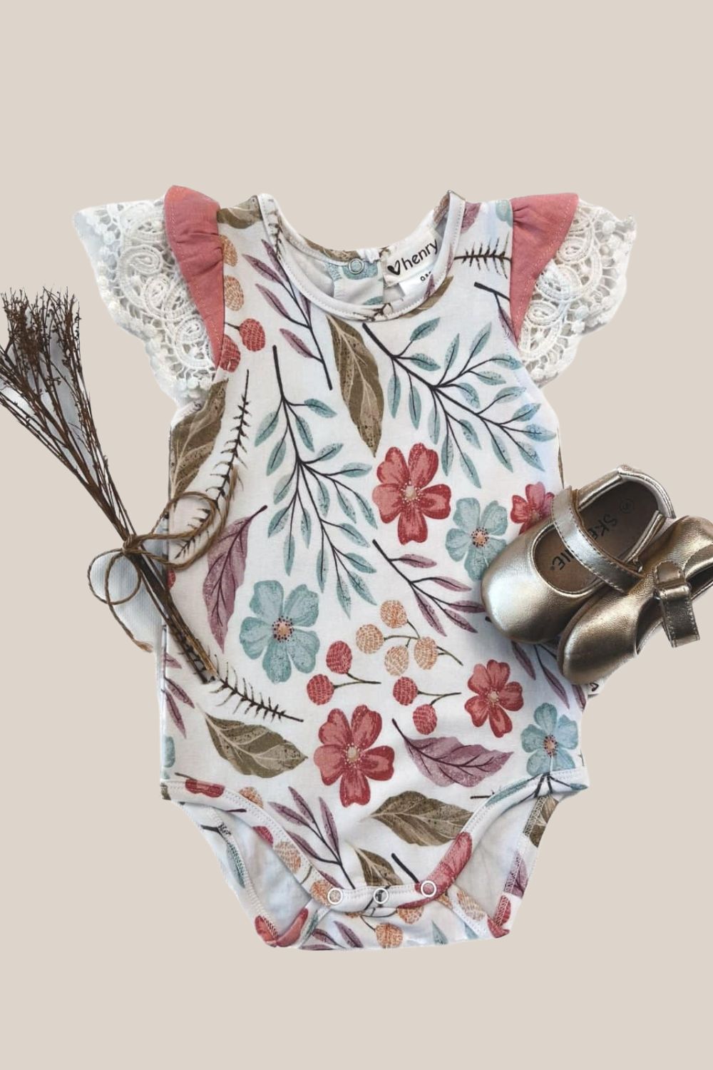 Love Henry Baby Girls Knit Romper