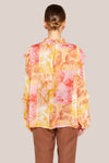 Fate + Becker Earthly Paradise Long Sleeve Sheer Blouse