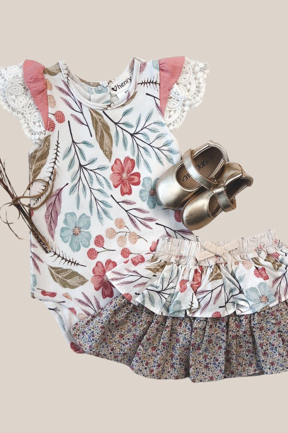 Love Henry Baby Girls Knit Romper