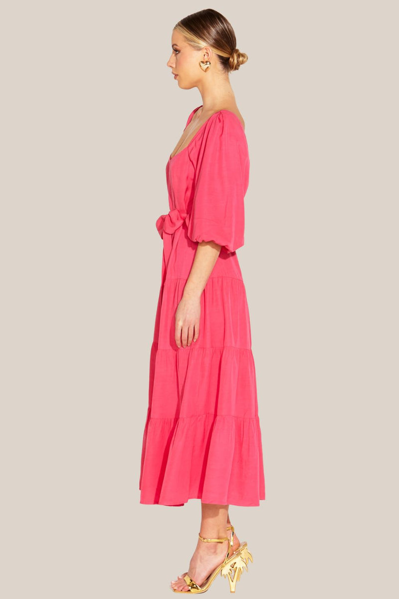 Fate + Becker One And Only Tiered Midi Dress