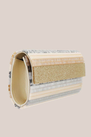 Olga Berg Clara Acrylic Clutch