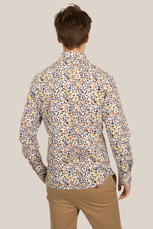 Oval Leaf Poplin Dress Shirt