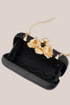 Olga Berg Adele Orchid Lock Clutch