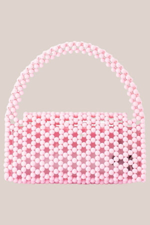 Olga Berg Amrita Bead Top Handle Bag