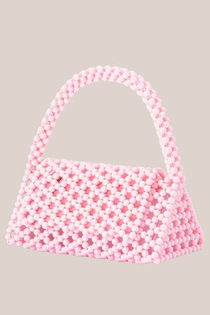 Olga Berg Amrita Bead Top Handle Bag