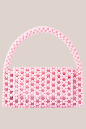 Olga Berg Amrita Bead Top Handle Bag