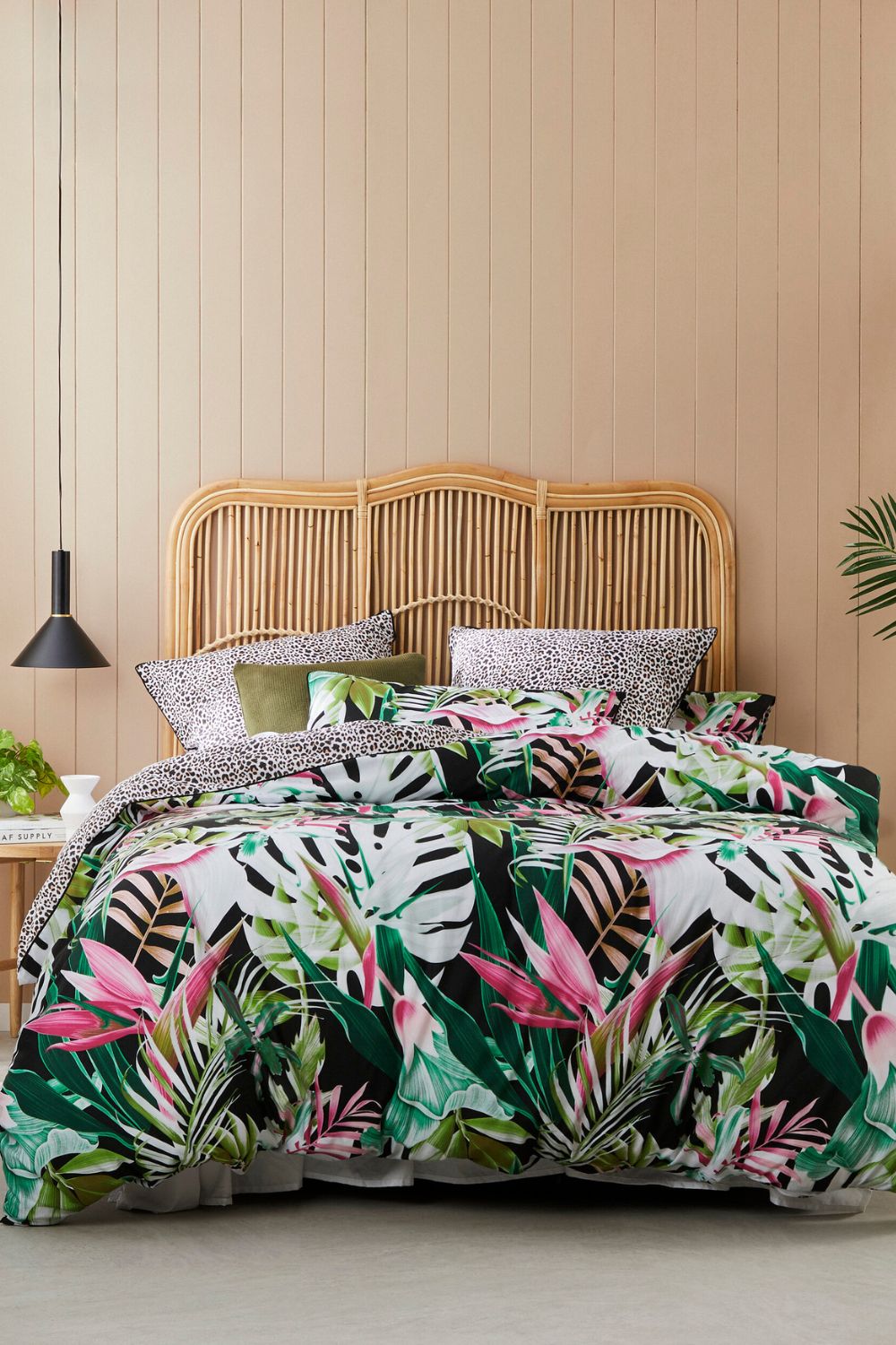 Logan and Mason Akena Forest Quilt Cover Set- Queen