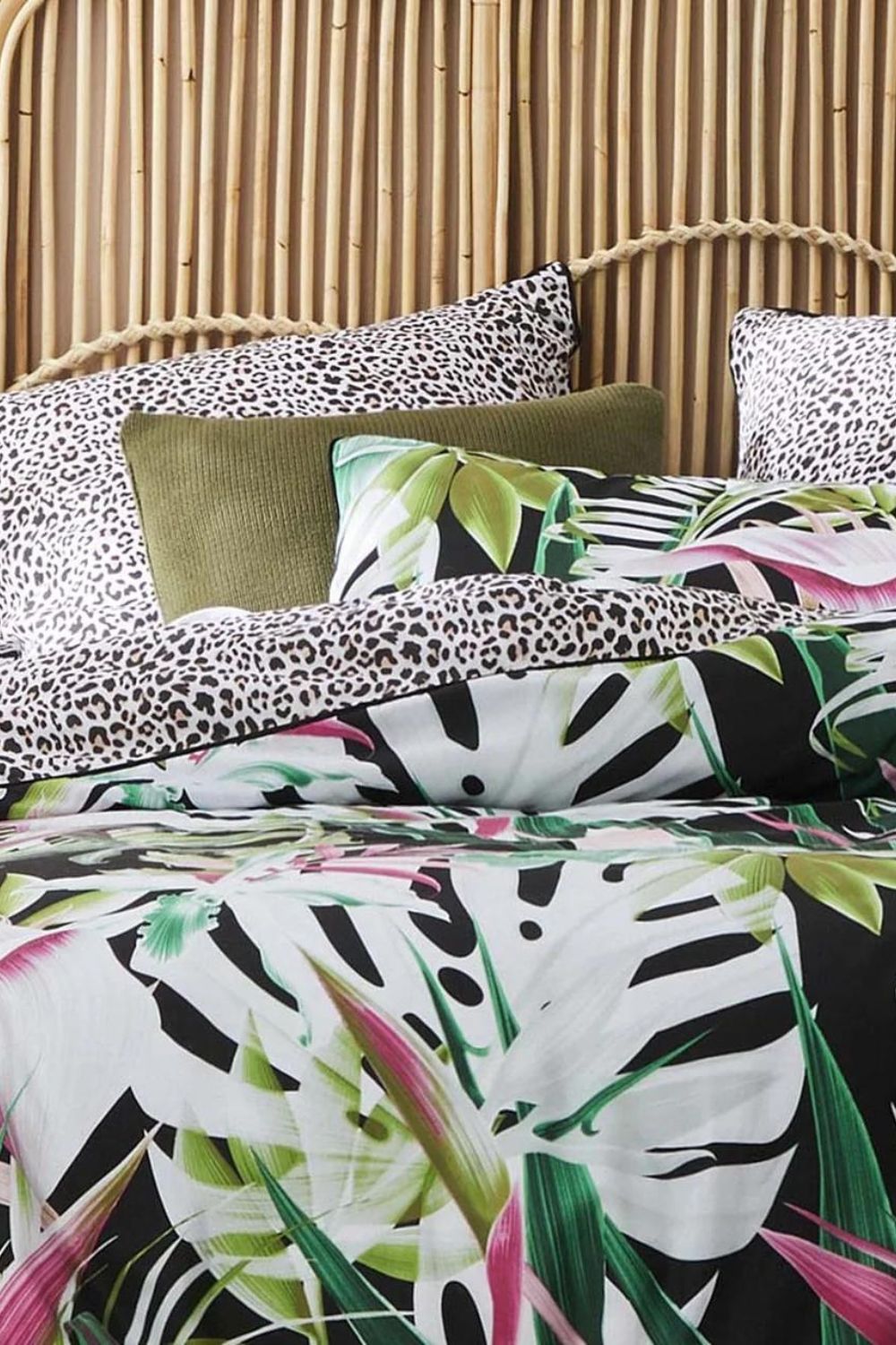 Logan and Mason Akena Forest Quilt Cover Set- Queen