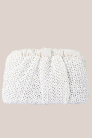 Olga Berg Amalia Petite Gathered Clutch
