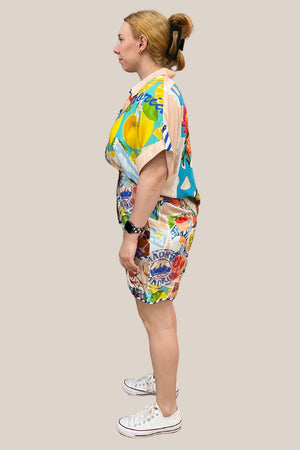Collectivo Stamp Print Shorts