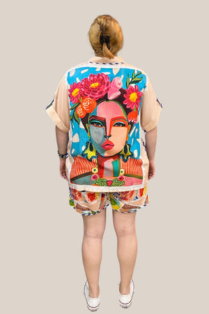 Collectivo Stamp Print Shorts