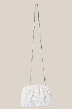 Olga Berg Amalia Petite Gathered Clutch