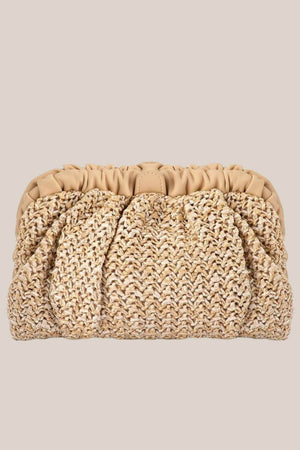 Olga Berg Amalia Petite Gathered Clutch