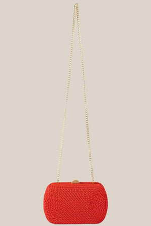 Olga Berg Martina Rope Clutch
