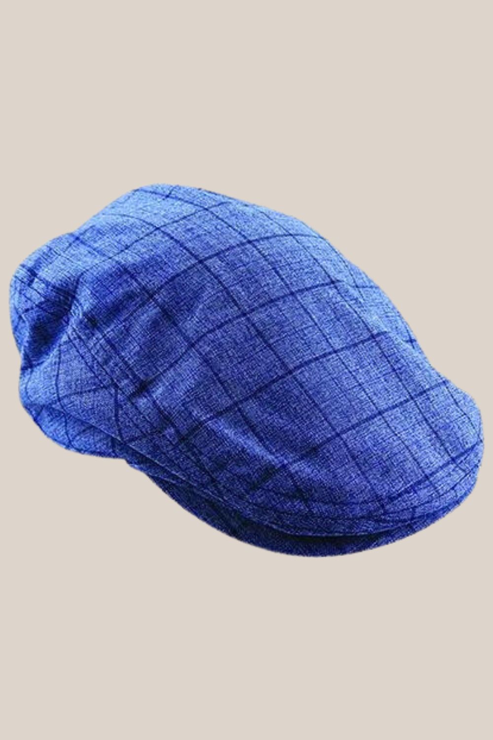 Dot & Co Dutton Mens Check Ivy Cap with Print Lining