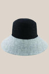 Dot & Co Crochet Raffia Dianne Hat with Hemp Brim