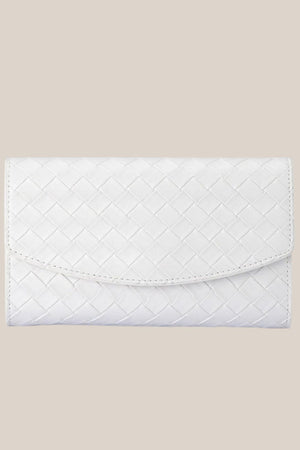 Olga Berg Aisha Embossed Clutch