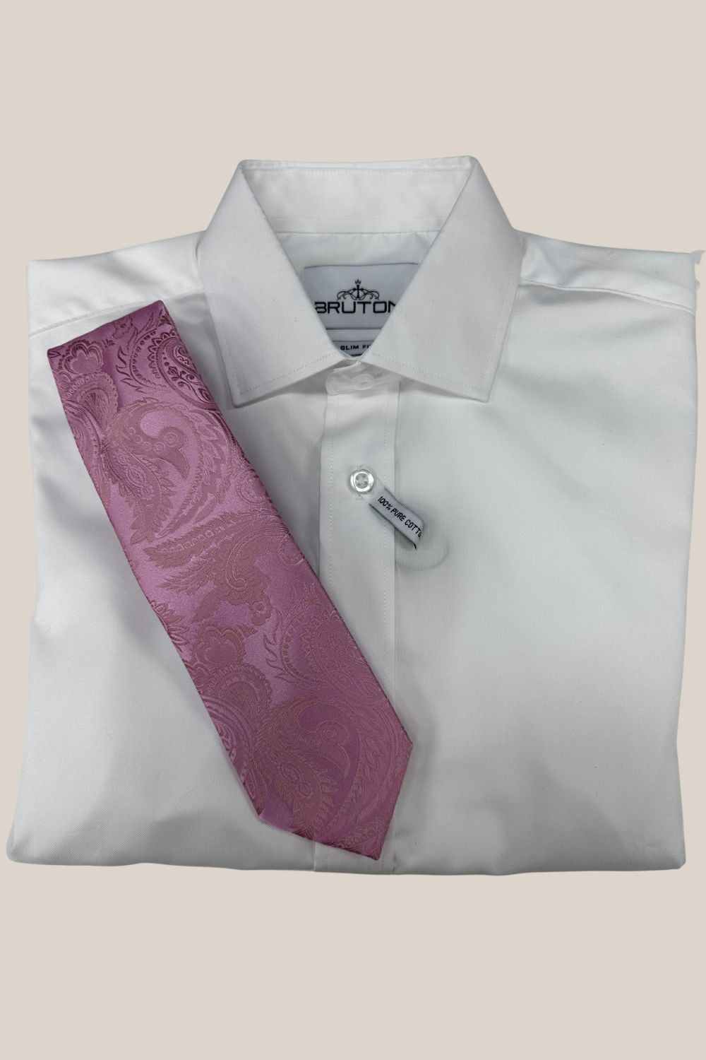 James Adelin Paisley Microfibre Tie