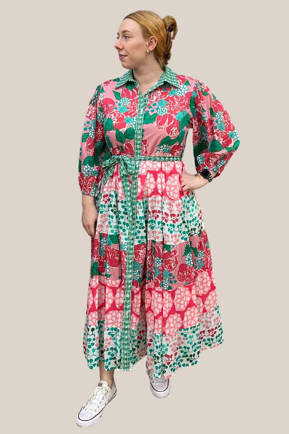 Collectivo Bubblegum Poppy Maxi Dress