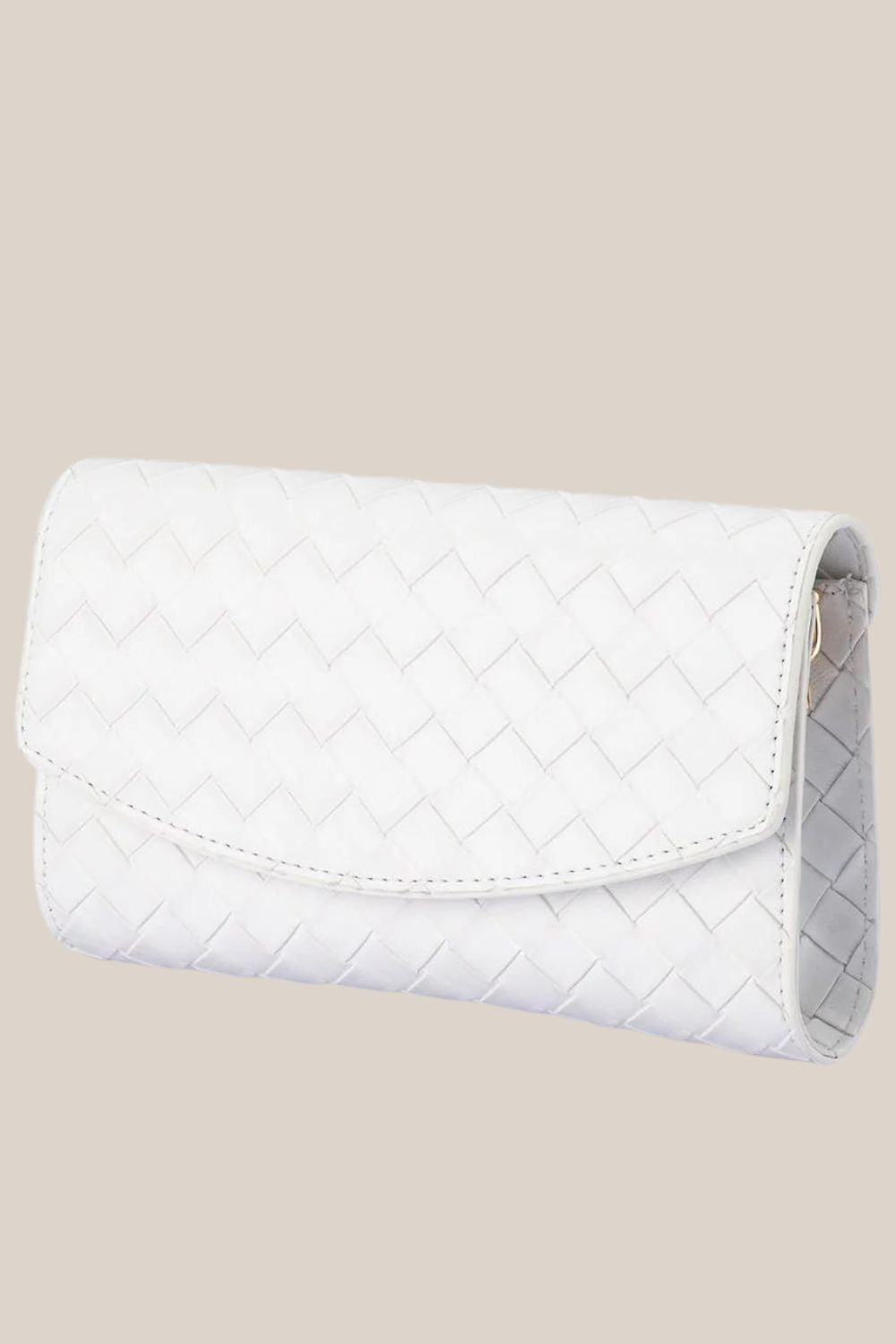 Olga Berg Aisha Embossed Clutch