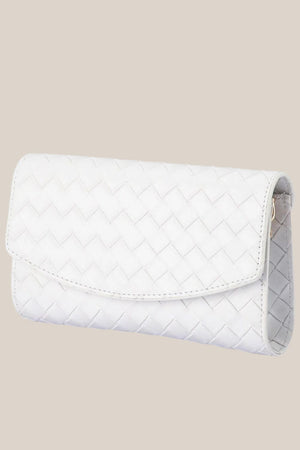Olga Berg Aisha Embossed Clutch