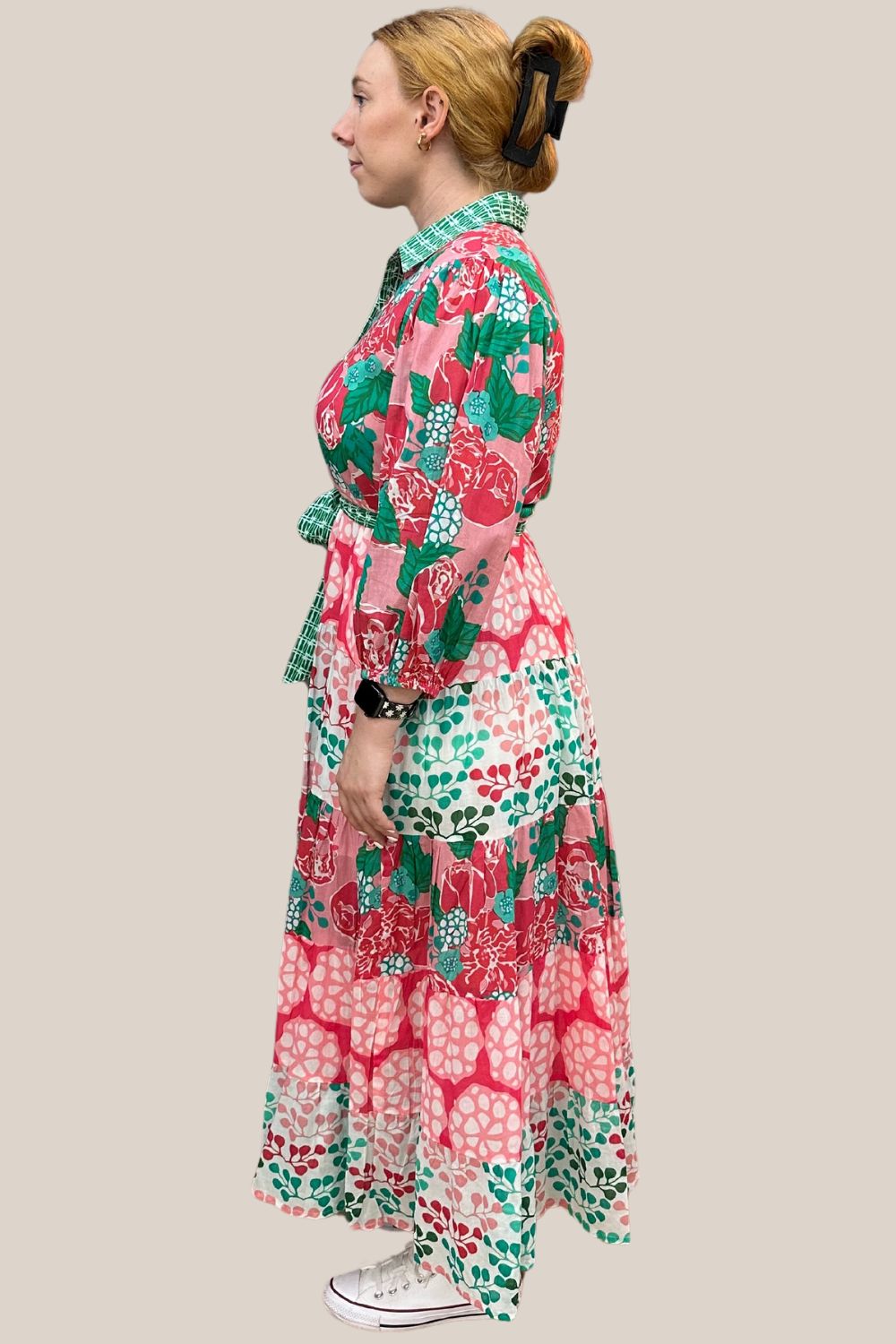 Collectivo Bubblegum Poppy Maxi Dress