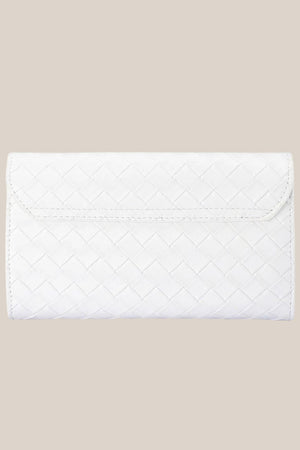 Olga Berg Aisha Embossed Clutch
