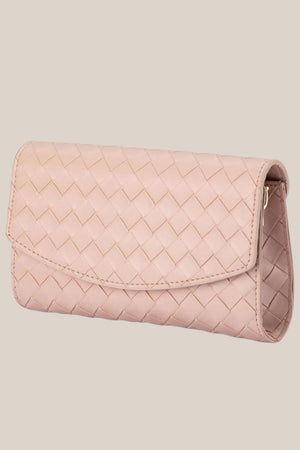 Olga Berg Aisha Embossed Clutch