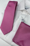 James Adelin Plain Textured Microfibre Tie