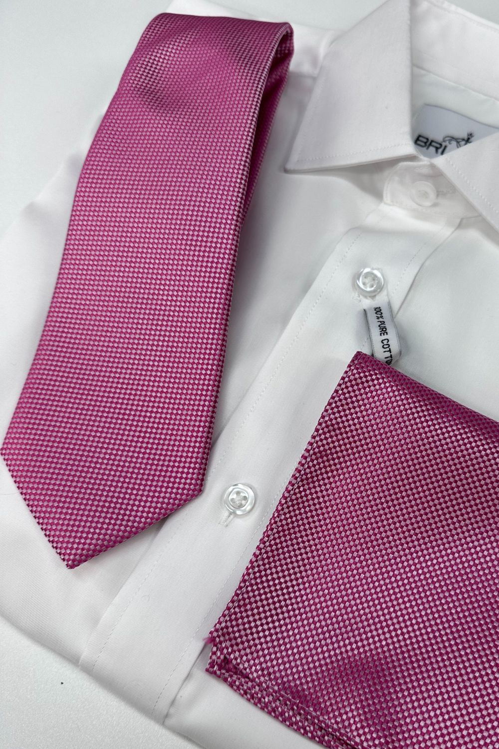 James Adelin Plain Microfibre Tie