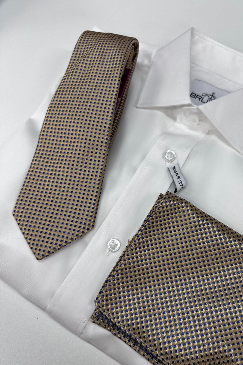 James Adelin Gingham Microfibre Tie