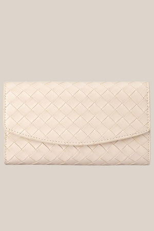 Olga Berg Aisha Embossed Clutch